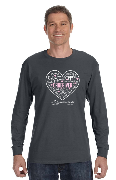 Assisting Hands Caregiver Heart Long Sleeve T-Shirt - Unisex