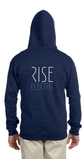 Rise Electric - Full Zip Hoodie