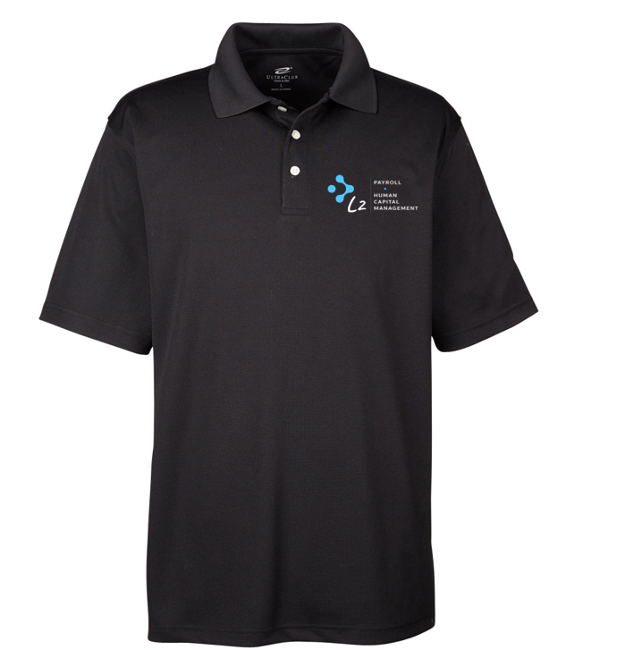 L2 Men's Polo Shirts with 2 color Logo  8445